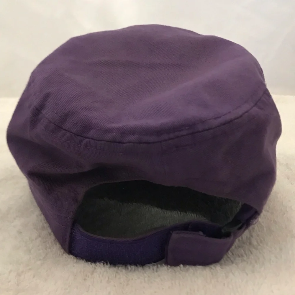 Kids Tees Adjustable Girls Purple Butterfly Cap for Schlitterbahn